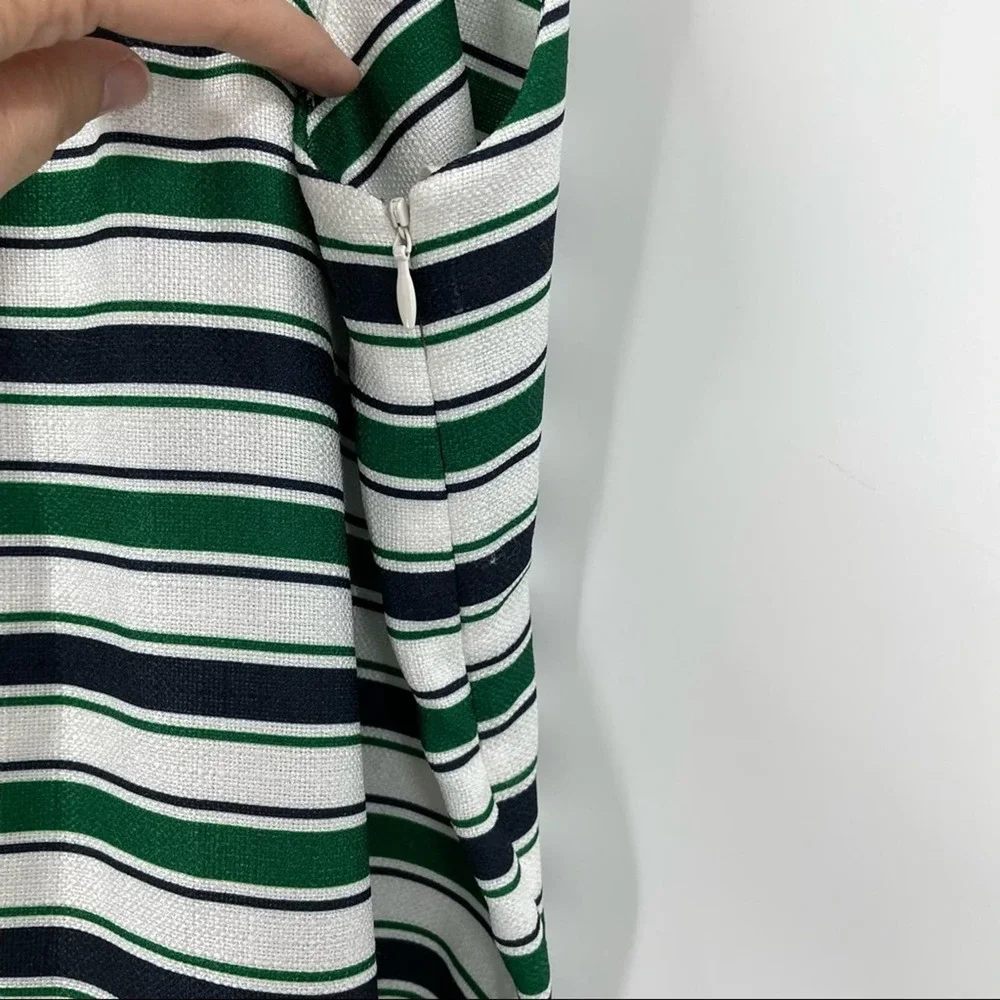 J.O.A. Striped Maxi Dress Side Slits Y2K 90s XS - Picture 4 of 10